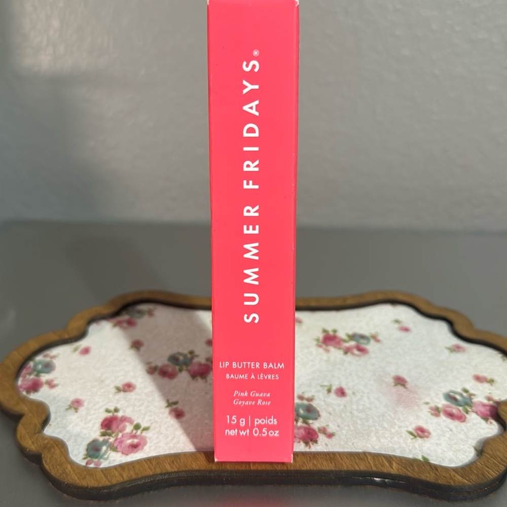 Summer Fridays Lip Butter Balm Pink Guava 15g NIB